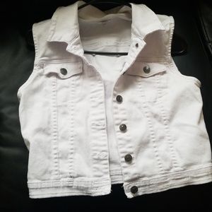 White Jean jacket